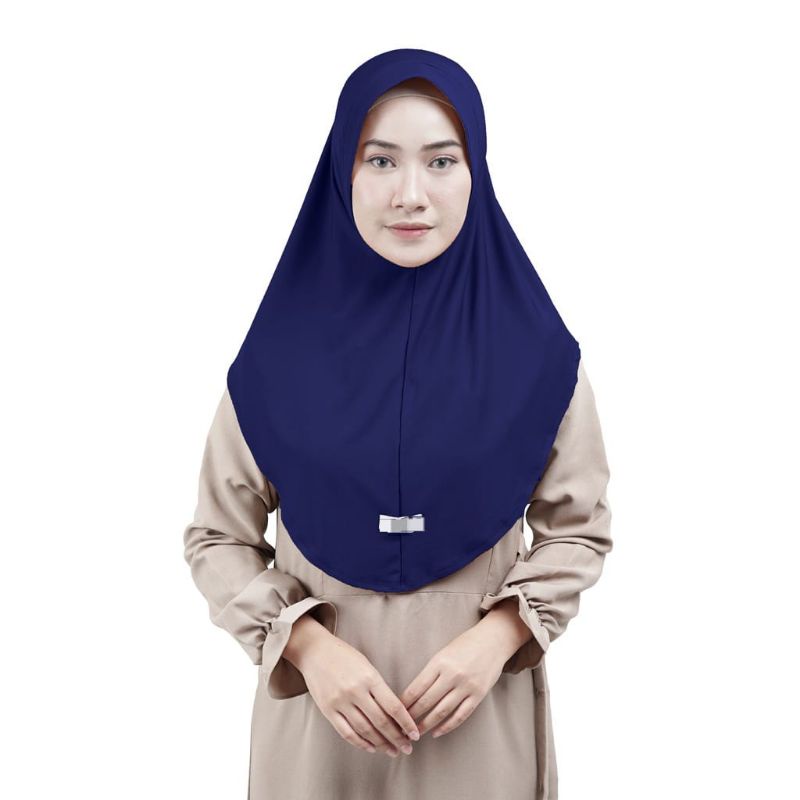 [ Qiqi hijab ] HAMIDAH OVAL GRADE A••hijab instan oval••hijab instan jersey premium