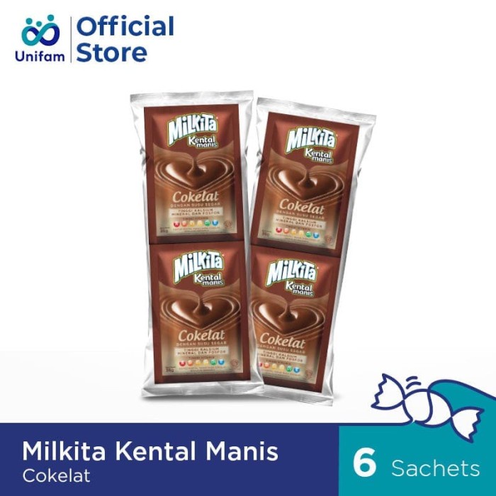 

Kental-Manis- Milkita Kental Manis Cokelat (1 Bag) -Manis-Kental