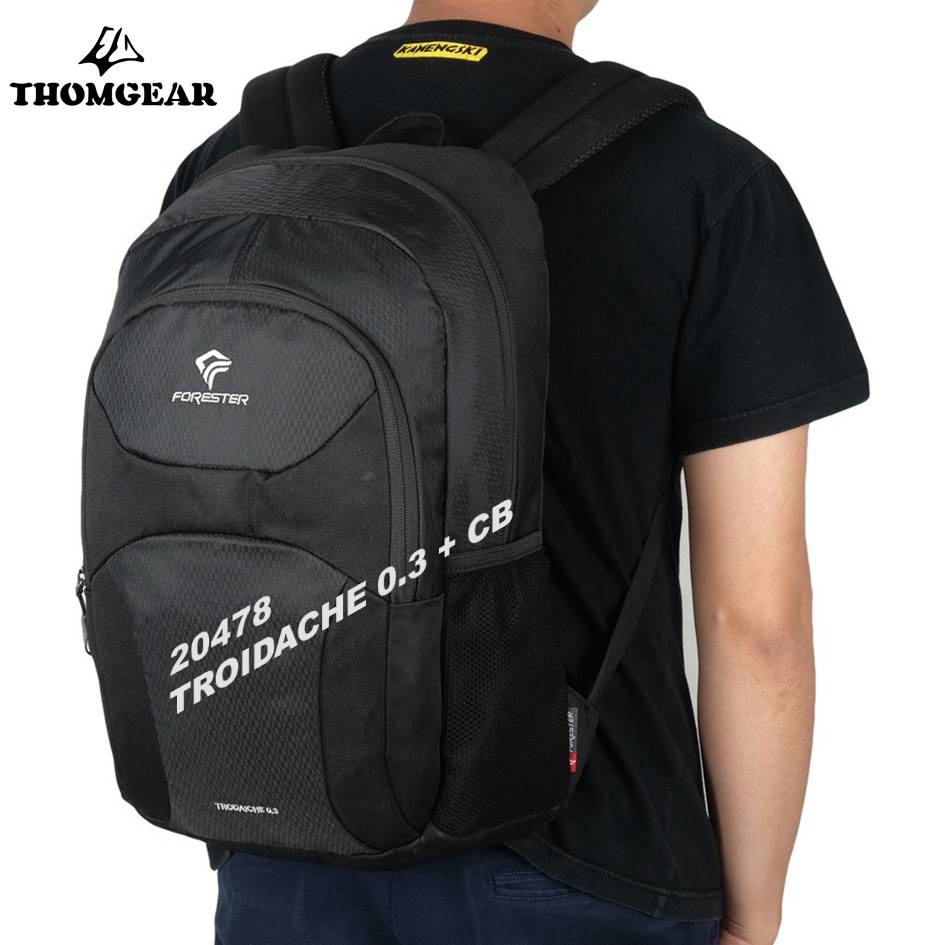 Forester 20478 Ransel Troaidache 0.3 + CB Tas Ransel Pria Wanita Ransel Daypack Thomgear Paiton Probolinggo