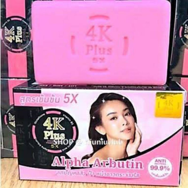 4K PLUS 5X SOAP ALPHA ARBUTIN  THAILAND