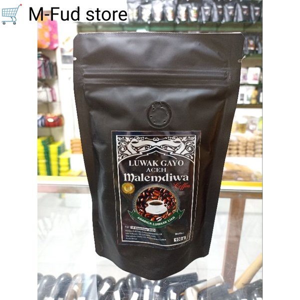 

Kopi Gayo asli luwak liar Malemdiwa Coffee 100gr