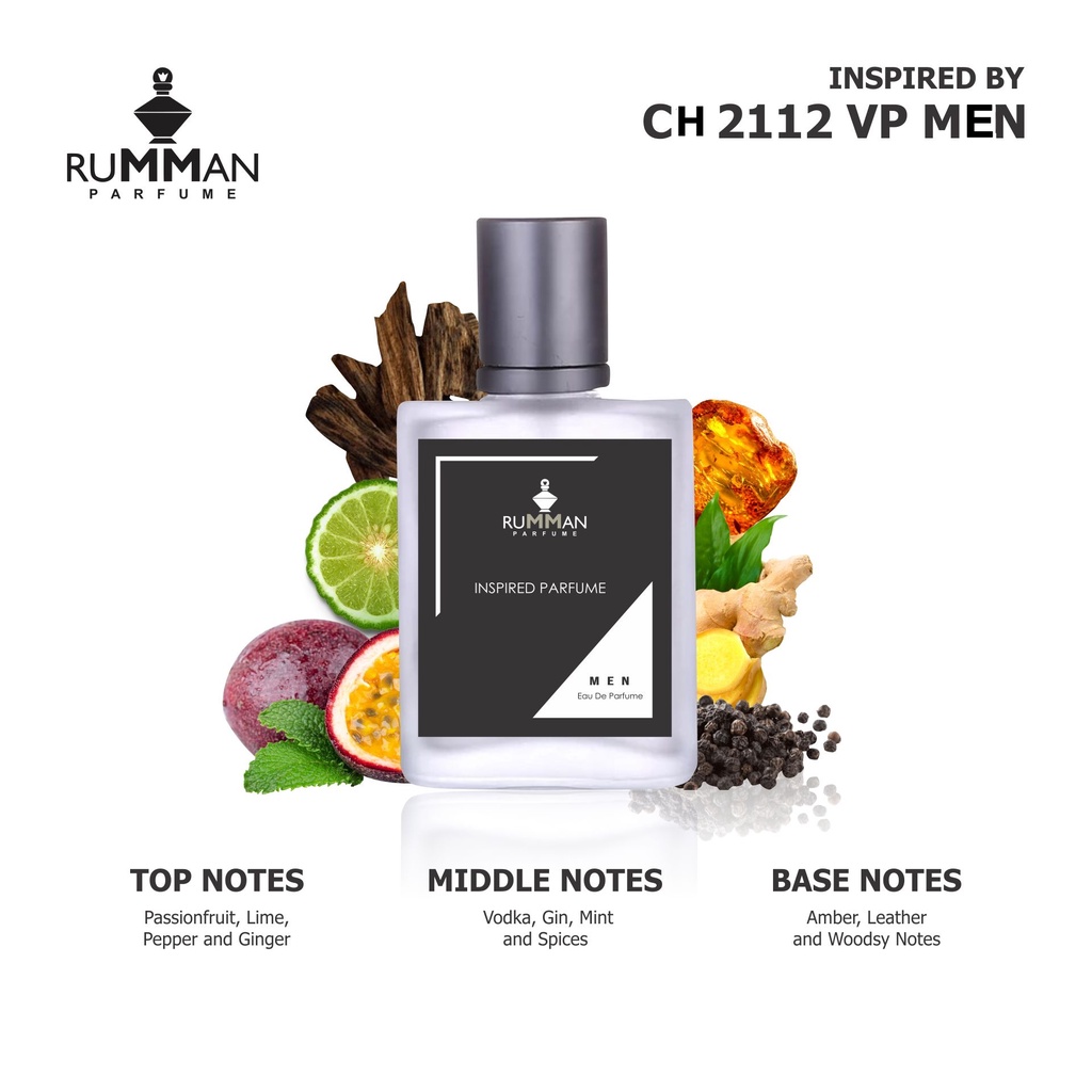 Parfum CH212 Vip MEN Parfume Farfum Farpum Minyak Wangi Pria Cowok Laki Wangi Tahan Lama for Man