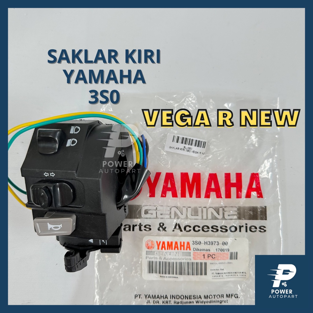 SAKLAR SAKELAR KIRI YAMAHA VEGA R NEW KUALITAS ASLI ORIGINAL - 3SO SAKLAR KIRI