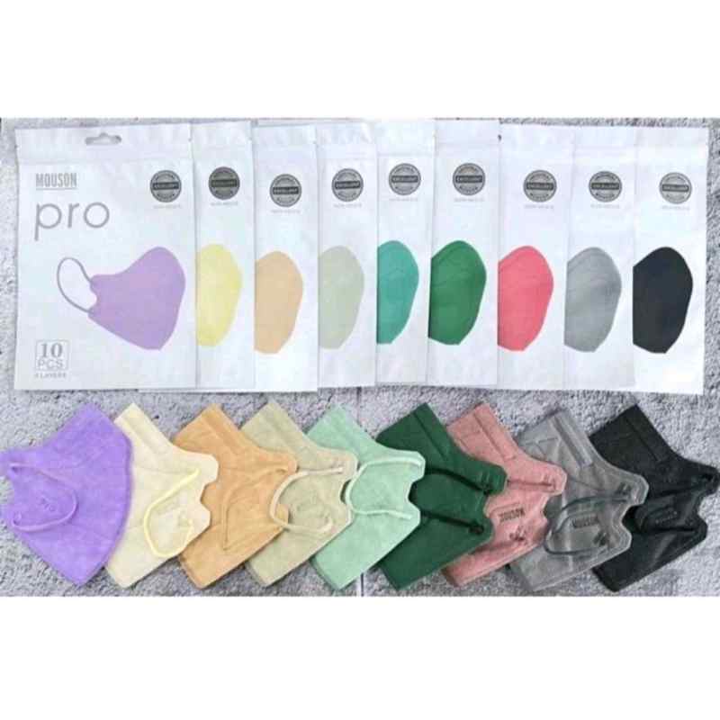 [ MOUSON ] HABIS.. Masker KF94 PRO / KN95 PRO 5ply Model KOREA AER PRO isi 10p MOUSON