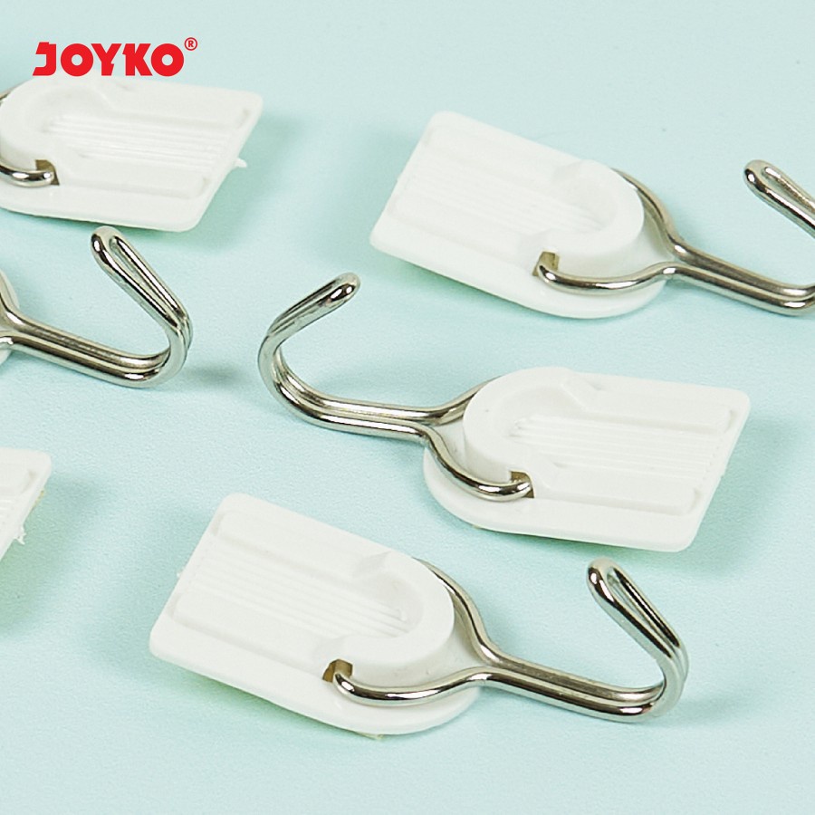 Adhesive Hook Gantungan Baju Tempel Dinding Stainless Joyko ADHK-3020