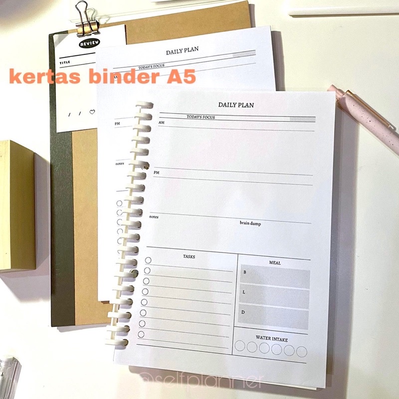 

ISI FILE BINDER A5 DAILY PLAN