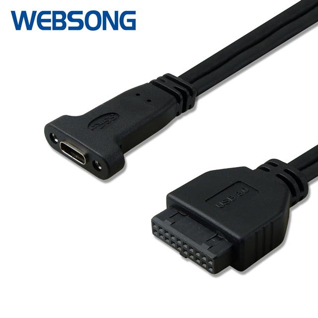 Kabel Type C 3.1 F to USB 3.0 Front Panel Header Websong