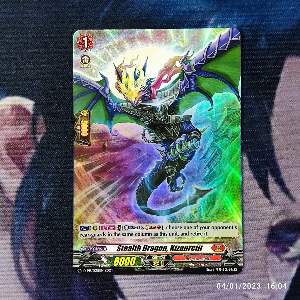 vanguard (EN) stealth dragon kizanreiji D-PR/028EN FOIL
