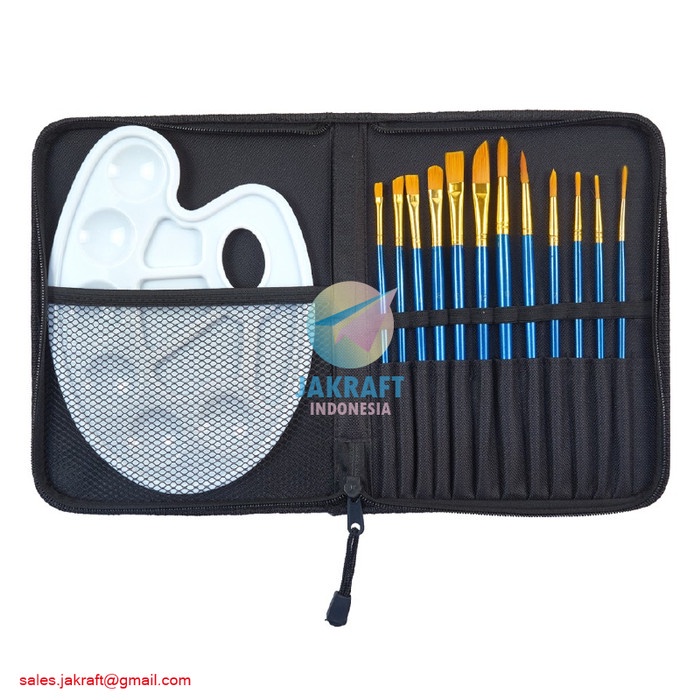 

Kulu Kuas Cat Lukis Set Joyko Brs-7 Isi 12 Brush + Palette Lengkap