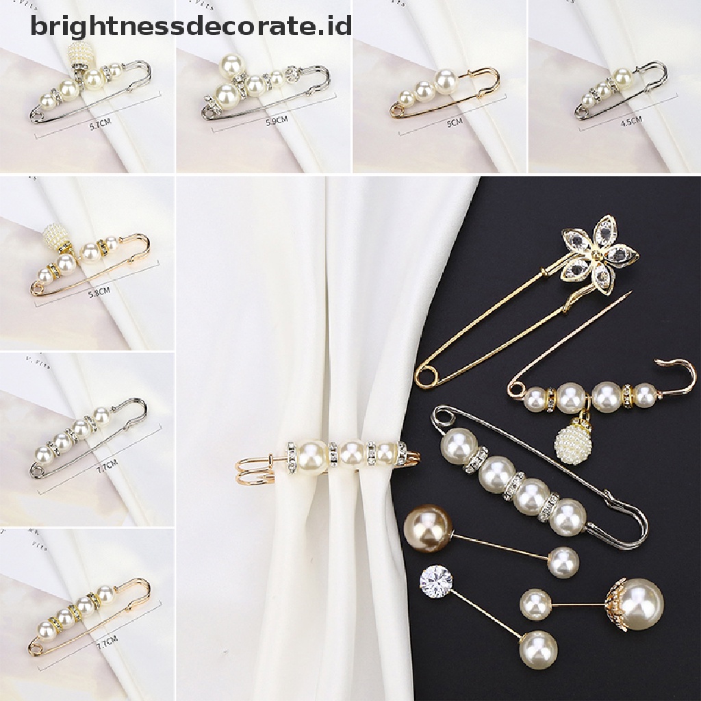 [Birth] Fashion Waist Pin Bros Pin Kecil Pinggang Artefak Satu Kata Pin Tetap Gesper [ID]