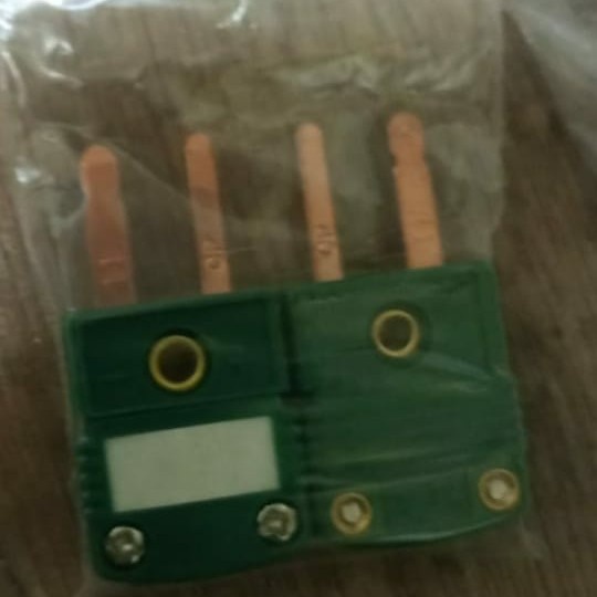 Mini jack connector thermocouple type R/S male