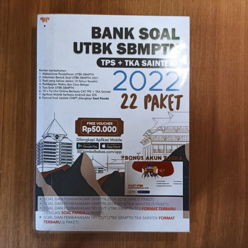 BANK SOAL TPS+TKA UTBK SBMPTN 2022 (PRELOVED)
