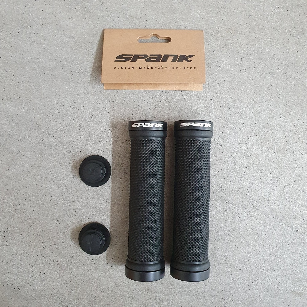 spank hand grip sepeda spoon 130mm double lock mtb e-bike bmx seli