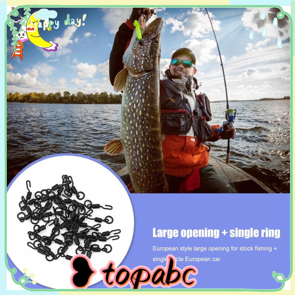 Top 20Pcs Spinner Konektor Putar Untuk Ronnie Rig Untuk Rig Ikan Gurame Aksesoris Memancing Ikan Gurame