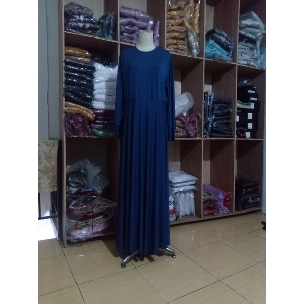Gamis azra gamis murah gamis muslim akilacolletion Manset Gamis Jumbo Dress Muslim Big Size Inner Jersey Premium