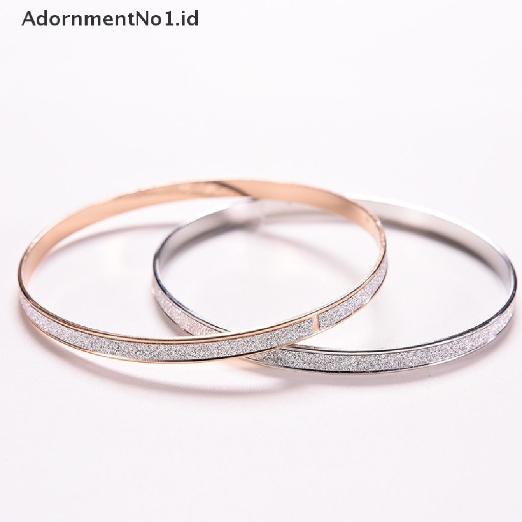 [AdornmentNo1] Wanita Fashion Bangle Wristband Gelang Cuff Bling Lady Hadiah Gelang Bangles [ID]