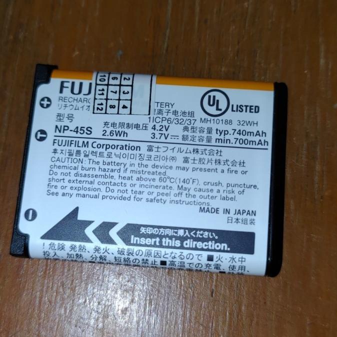 FUJIFILM NP-45S FOR FUJIFILM XP140 ,XP130 , MINI 90 NEO , ORIGINAL