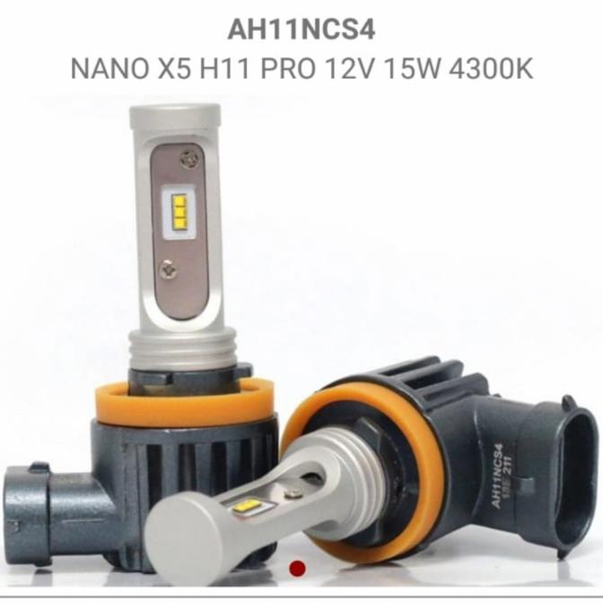 Led H11 Nano X5 H11 Pro Autovision Garansi 2 Th ,Fog Lamp Kuning 4300k