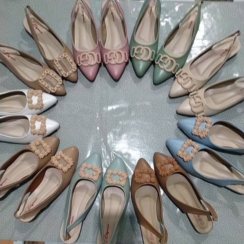 Sepatu Wanita Tali Belakang KC