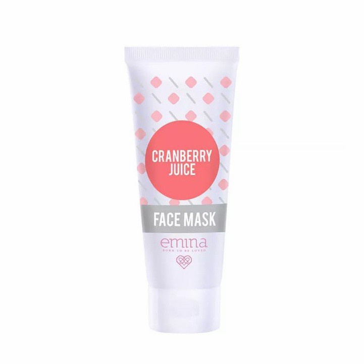 EMINA CRANBERRY JUICE FACE MASK REFRESH masker wajah Peel off antioksidan - 60ml