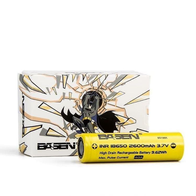 BATERAI BASEN 2600MAH 40A 3.7V - 100% ORIGINAL AUTHENTIC