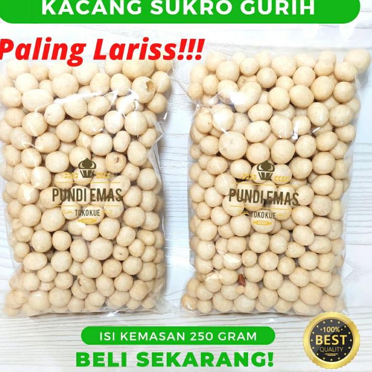 

Bestseller _ Kacang Sukro Original dan Pedas Kiloan250 Gram ☃