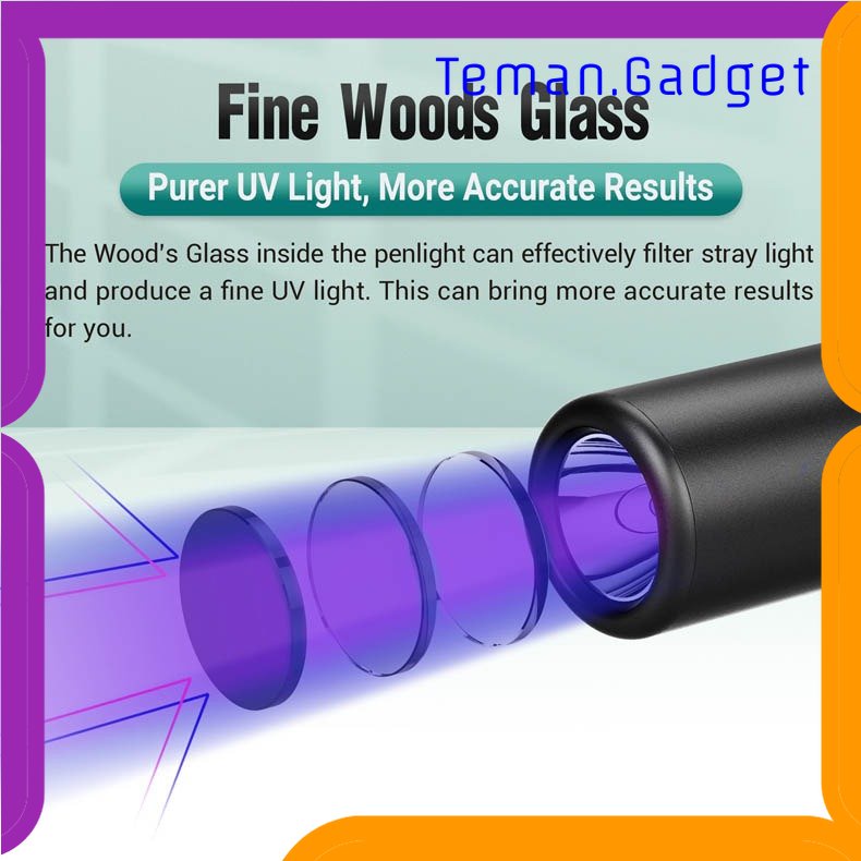 TG-SNT NexTorch Ultraviolet Light Pen Mini Senter LED 365nm - DR.K3 UV