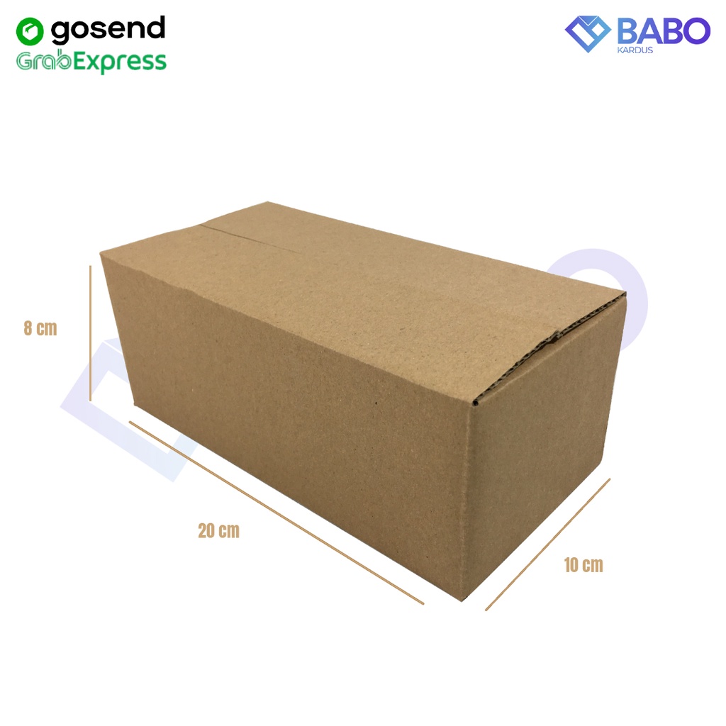 

Kardus packing 20x10x8 / dus baru polos / corrugated box / karton (Kardus 20 x 10 x 8 cm)