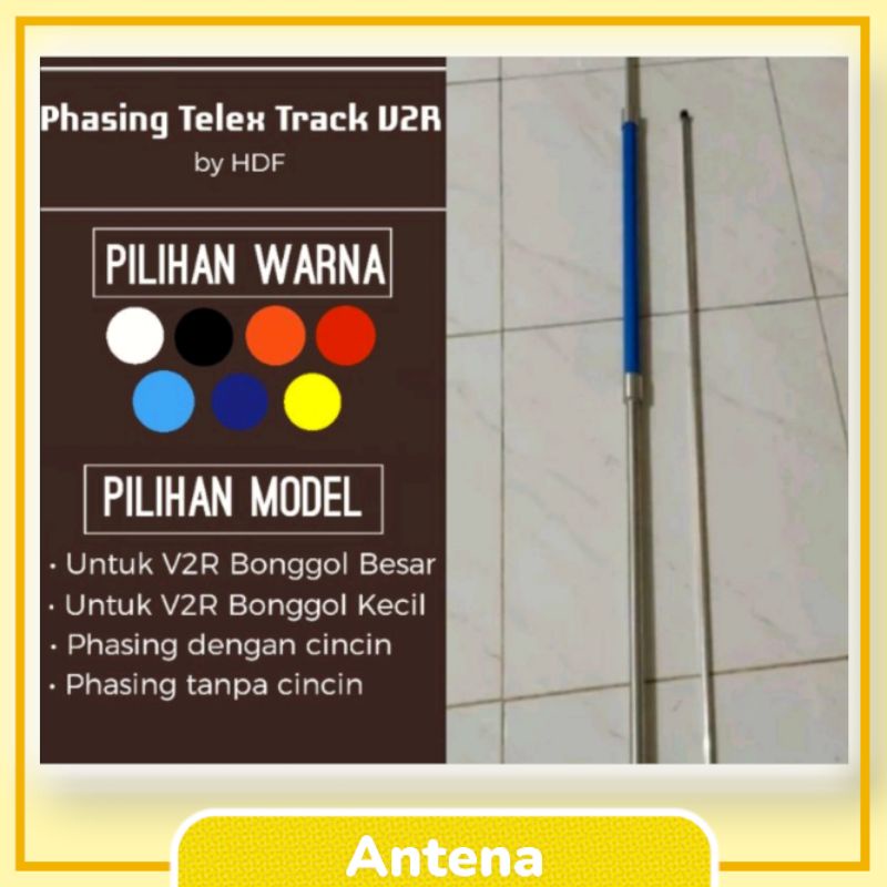 Phasing line untuk telex track v2r bonggol besar dan bonggol kecil