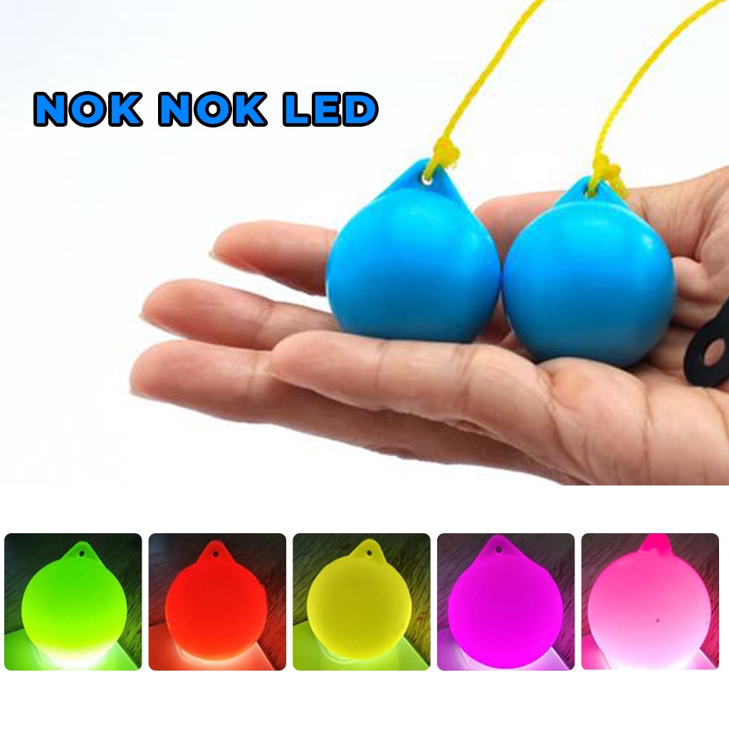 Lato Lato Led Mainan Anak Jadul Katto Katto Etek Etek Lampu Viral Knocker Tok Tok Nok Nok Menyala Latto Latto Bola Tali Tek Tek | GROSIRXPRESS