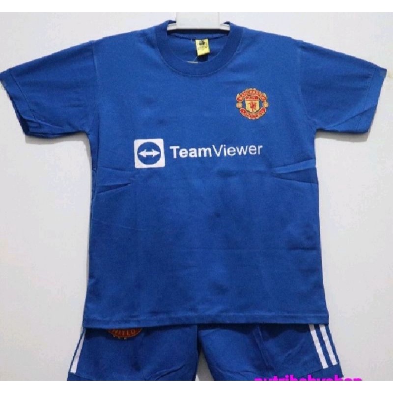 KAOS SETELAN ANAK BESAR KAOS SANTAI RUMAH 10 11 12 13 TH KATUN BAHAN ADEM KLUB CLUB BOLA MANCHESTER MU MCITY LFC ARSENAL