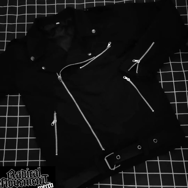 JAKET DOBEL KERAH / JAKET RAMONES / JAKET PUNK / WERPACK PUNK