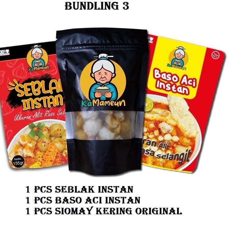 Jual Bundling 3 Seblak Baso Aci Siomay Kering Original Shopee