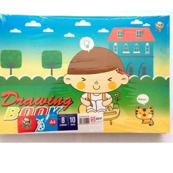 

BISA ✨COD✨ BUKU GAMBAR A4 DODO [PACK -10 BUKU] / DRAWING BOOK MOTIF FANCY serbuuu !