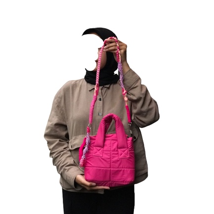 Puffy Bag Hologram Tas Selempang Wanita Hand Bag/Tas Bahu Puffy Bag Tas Wanita Tas Selempang Shoulder Bag Wanita Tote Bag