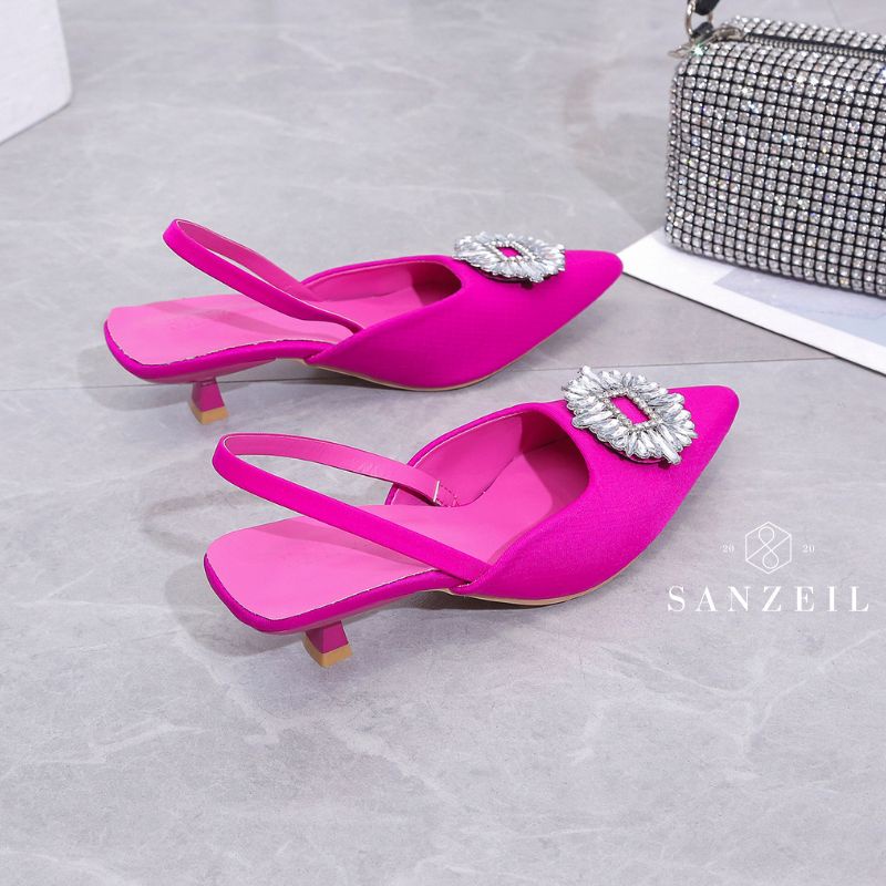 1222 Sanzeil Zira - Heels Wanita Import Heels Pesta Ori
