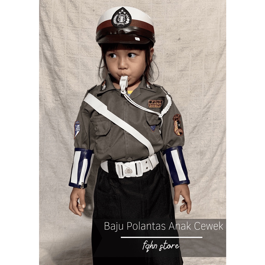 Baju Profesi Anak/Baju Polantas Anak Cewek (Rok)