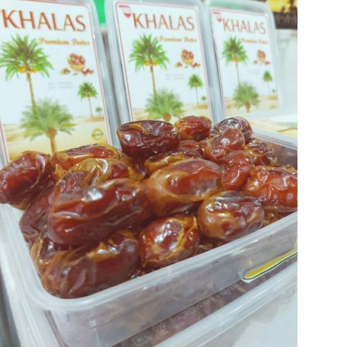 

☝ Kurma KHALAS Premium / Kurma Kholas 1kg Premium Original Oleh Oleh Haji dan Umroh(KEMASAN TOPLEES) ♦