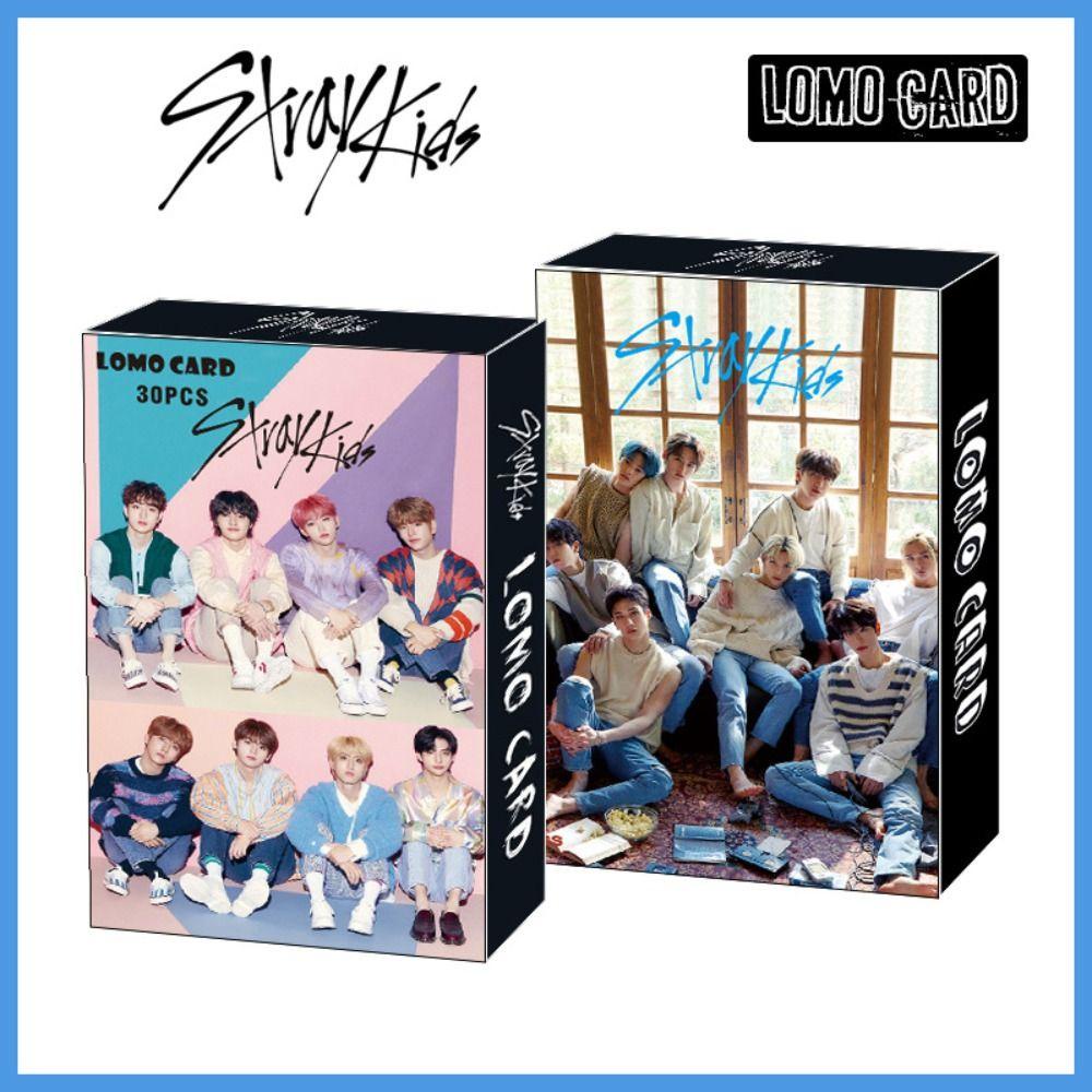 Lanfy Straykids Postcards Lee Know Fashion Untuk Fans Changbin Bang Chan Seungmin Hyun jin Boys Group Postcards