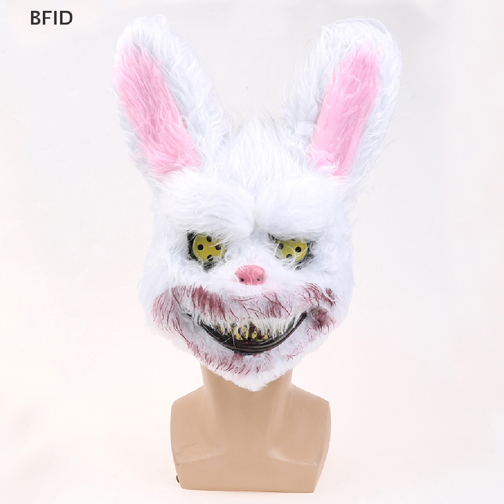 [BFID] Topeng Halloween Bloody Killer Rabbit Mask Teddy Bear Topeng Horror Cosplay Mewah [ID]