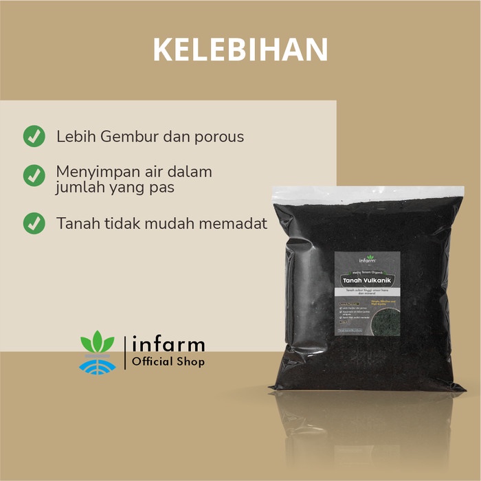 Jual Infarm - Tanah Vulkanik Subur 5L Tanah Andosol Kaya Mineral # ...
