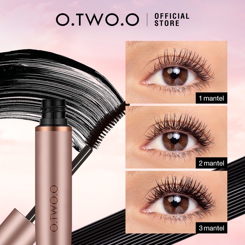 O.TWO.O Instant Oversize Volume Lengthening Fiber Mascara / o two o mascara / o two o eyeliner stamp