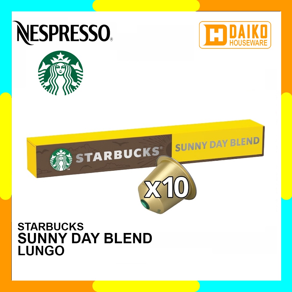 Starbucks Capsule By Nespresso Sunny Day Blend Lungo Original