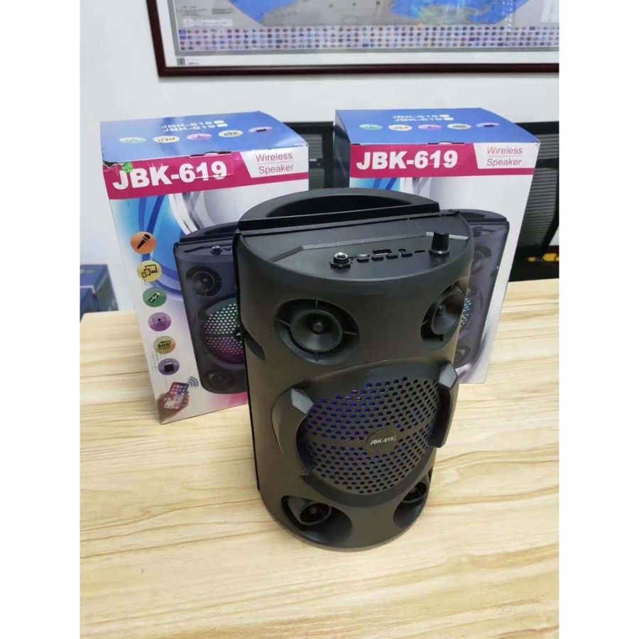 Speaker bluetooth tws + mic JBK-619 6.5inch wireless JBK619