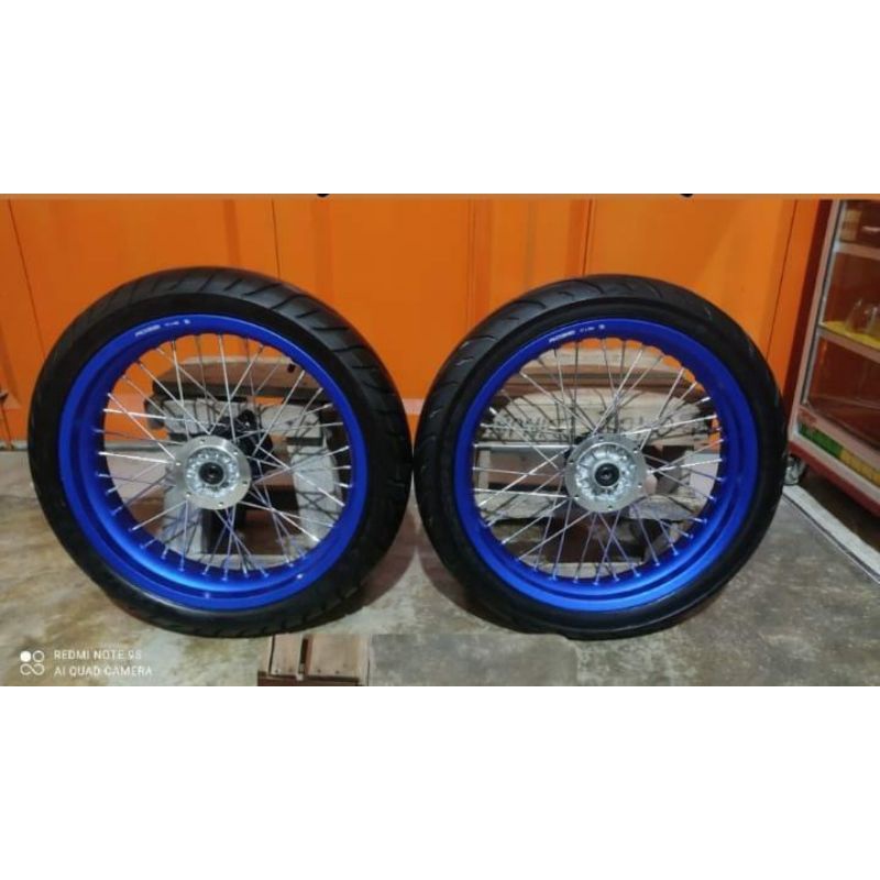 paket velg klx supermoto klx set ban tromol jari alloy
