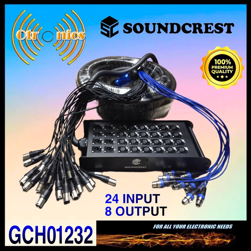 Snake Cable Kabel Snake 24 Input 8 Output 30 Meter SOUNDCREST