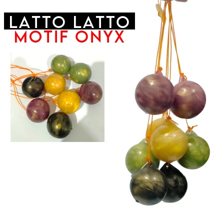 [Paket 3] Mainan Lato Latto BESAR MOTIF ONYX 4CM Etek Tiktok Tik Tok Tek Nok