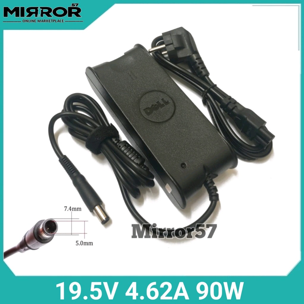 Adaptor Laptop Dell Inspiron PP02X PP04X PP05L PP05XB PP08L Charger Dell 19.5V 4.62A 90W