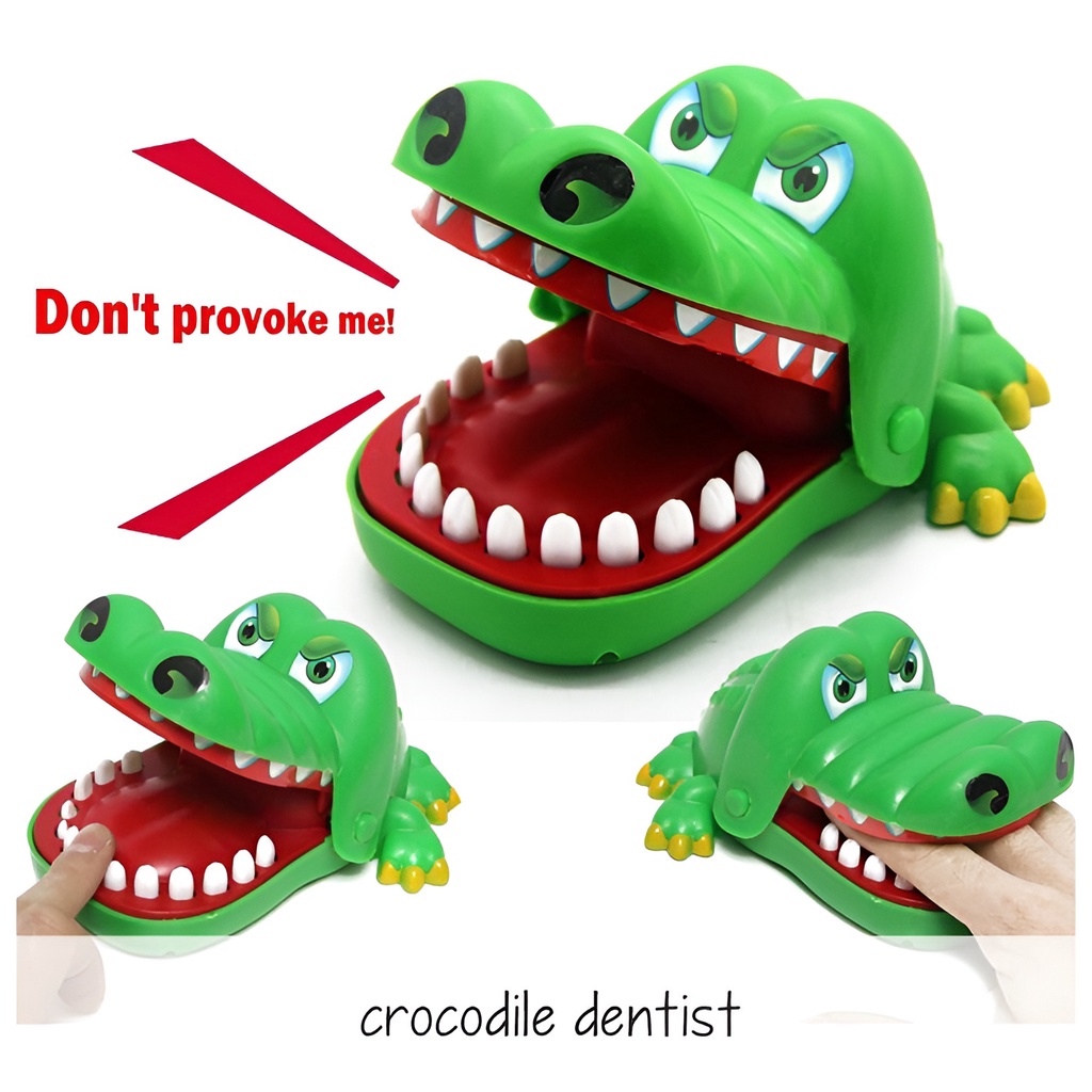 Crocodile Dentist | Mainan Gigitan Buaya Prank | Mainan Seru Untuk Keluarga | Hadiah Ulang Tahun Anak Laki Laki 2-3-4-5-6-7 Tahun