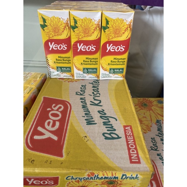 

YOES CHRYSANTHEMUM / YOES MINUMAN RASA BUNGA CHRYSANTHEMUM DUS 24 PCS